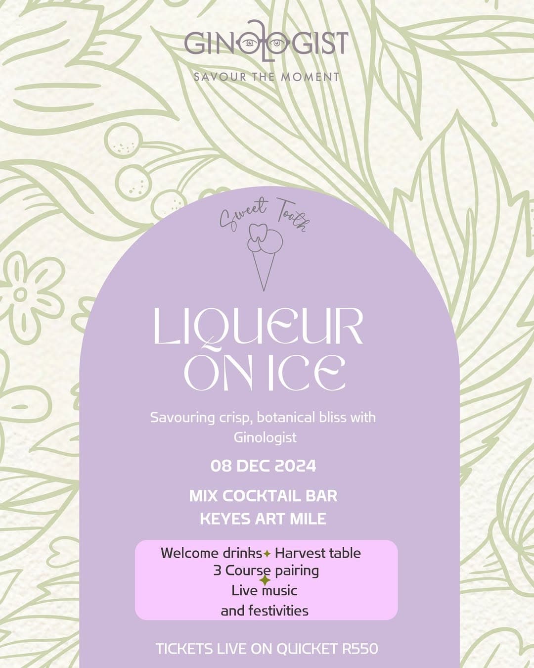 Liqueur On Ice Vol. 2 — Savouring crisp, botanical bliss with Ginologist at Mix Cocktail Bar, Keyes Art Mile